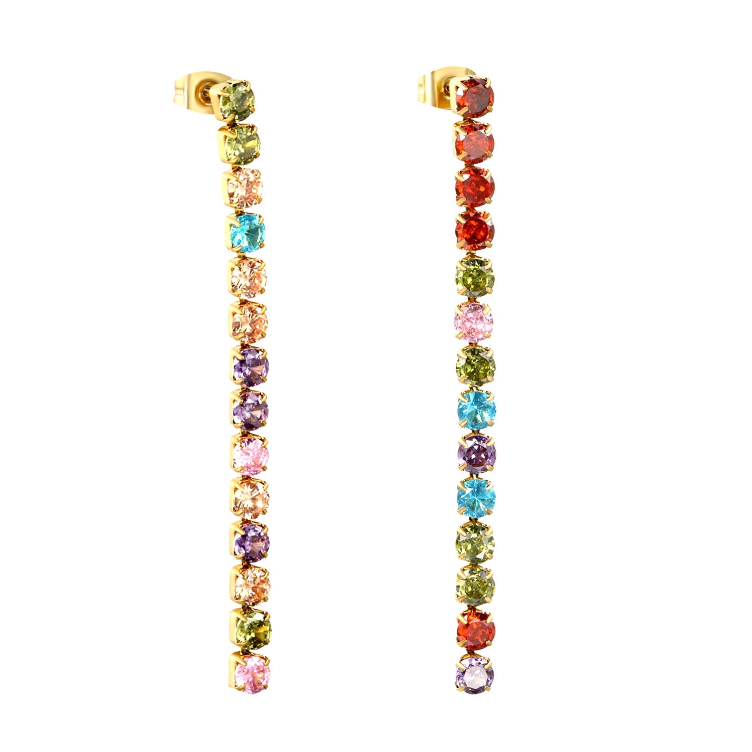 2mm/3mm/4mm round white diamonds/mixed color diamonds 5.5cm asonjewelry